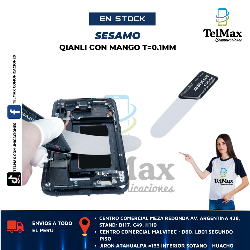 SESAMO QIANLI CON MANGO T=0.1mm