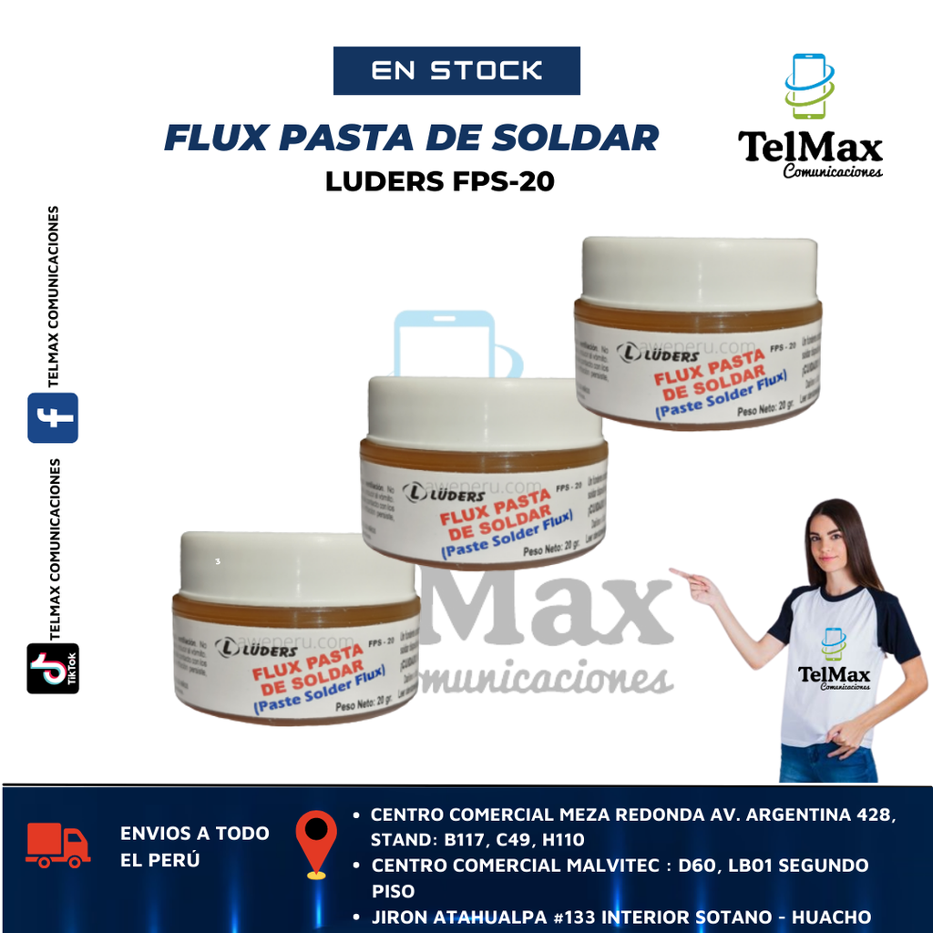 FLUX PASTA DE SOLDAR LUDERS FPS-20