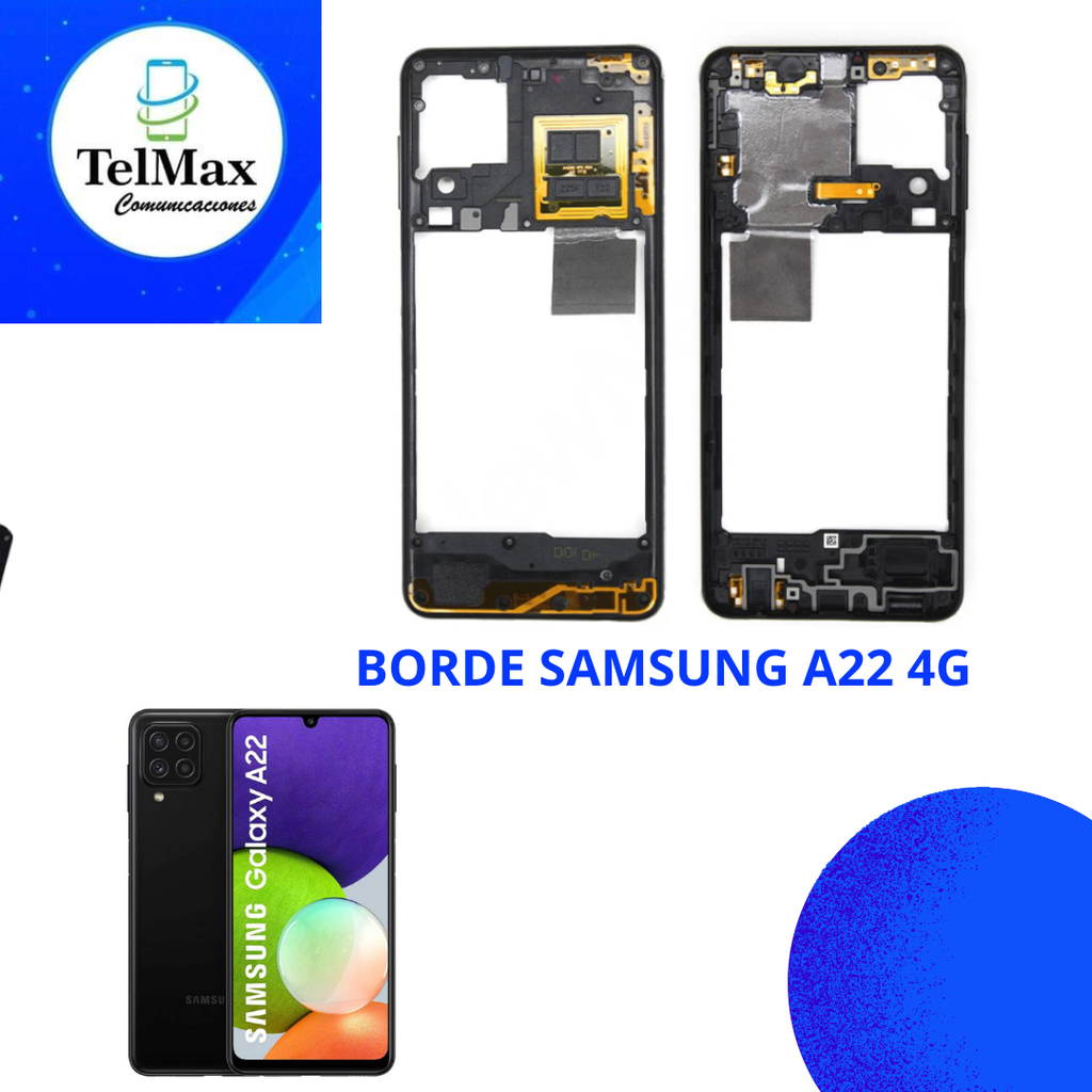 BISEL BORDE PARA SAMSUNG A22 4G C/ANTENA