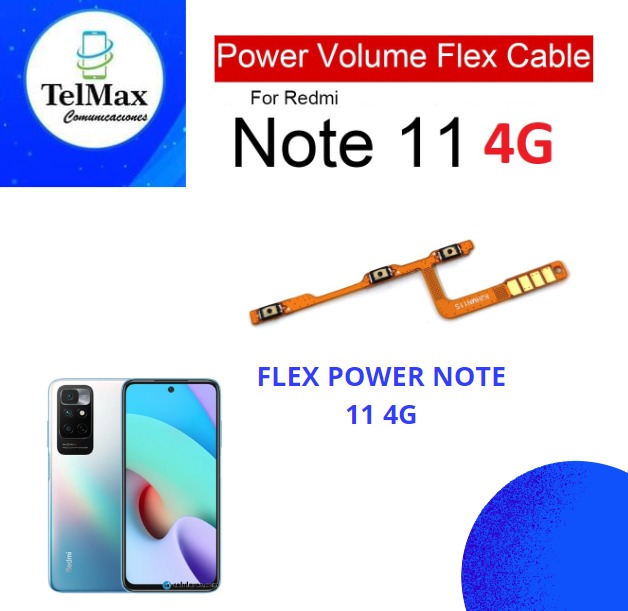 FLEX DE POWER PARA XIA REDMI NOTE 11 4G/ NOTE 11S/ NOTE 12S