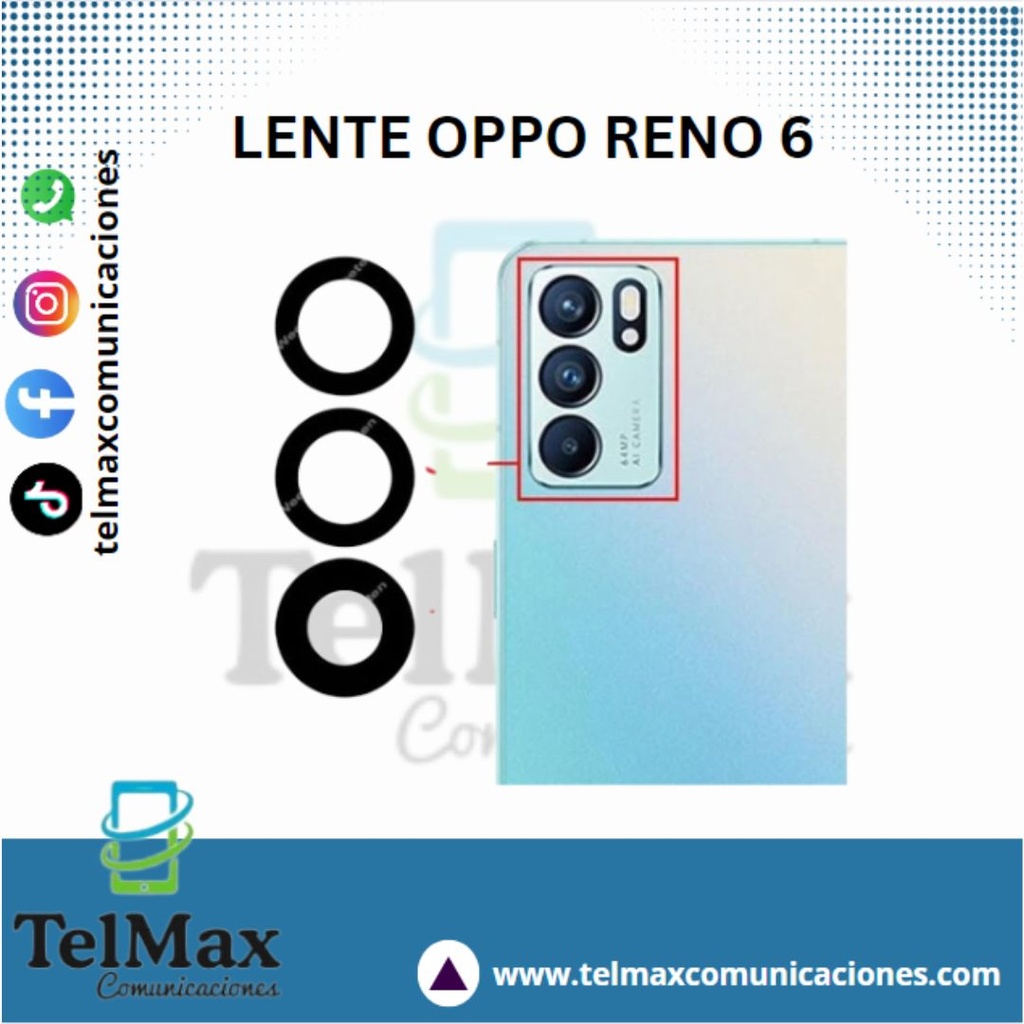 LENTE PARA OPPO RENO 6