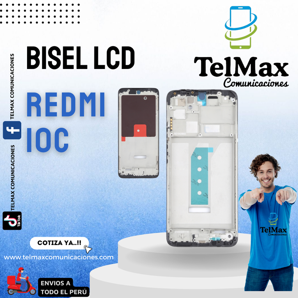BISEL LCD PARA XIA REDMI 10C / POCO C40