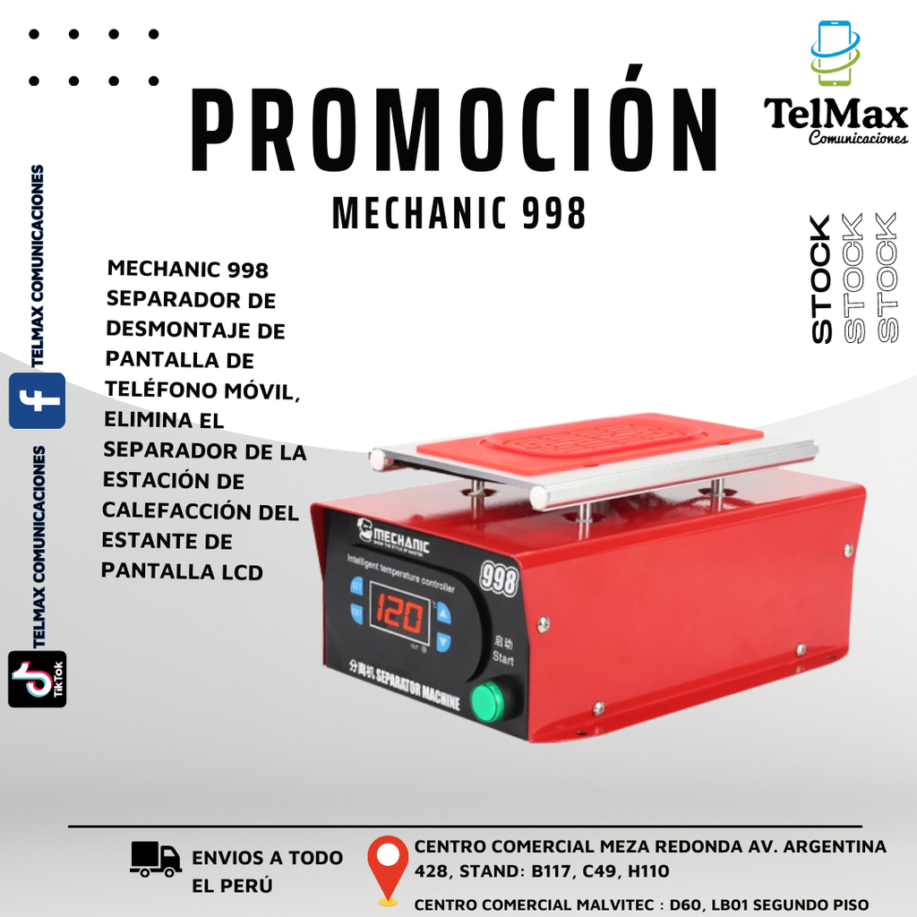 Separadora de Glass Mechanic 998