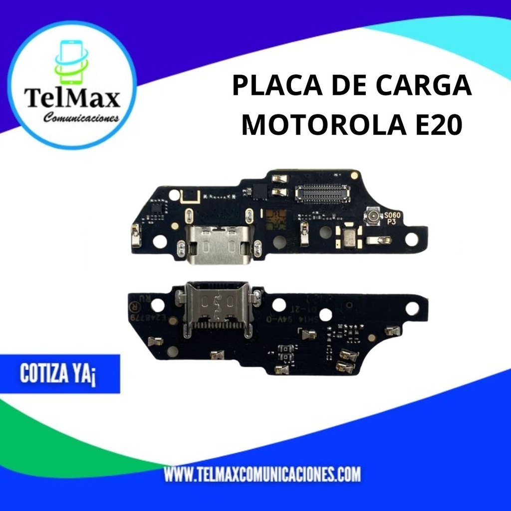 PLACA DE CARGA PARA MOTO E20