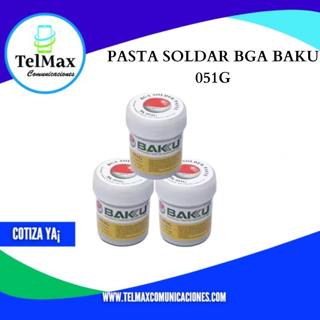 PASTA SOLDAR BGA BAKU 051G