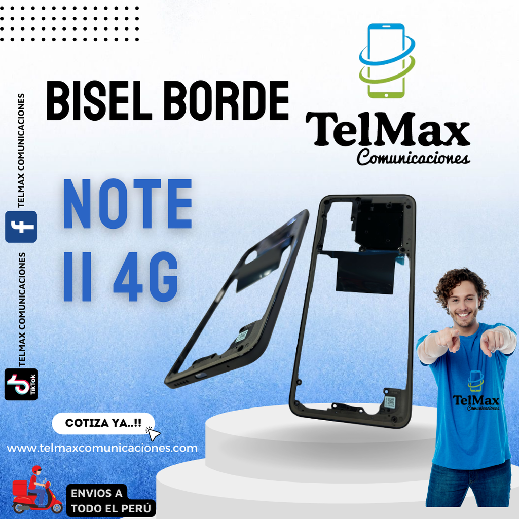 BISEL BORDE PARA XIA NOTE 11S/NOTE 11 4G