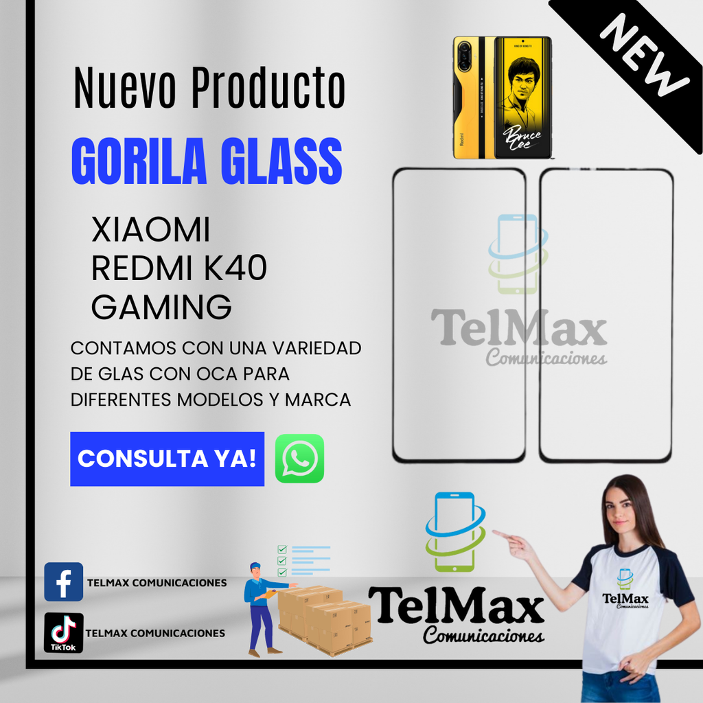 GLASS PARA XIA REDMI K40 GAMING / MI 11T/ MI 11T PRO