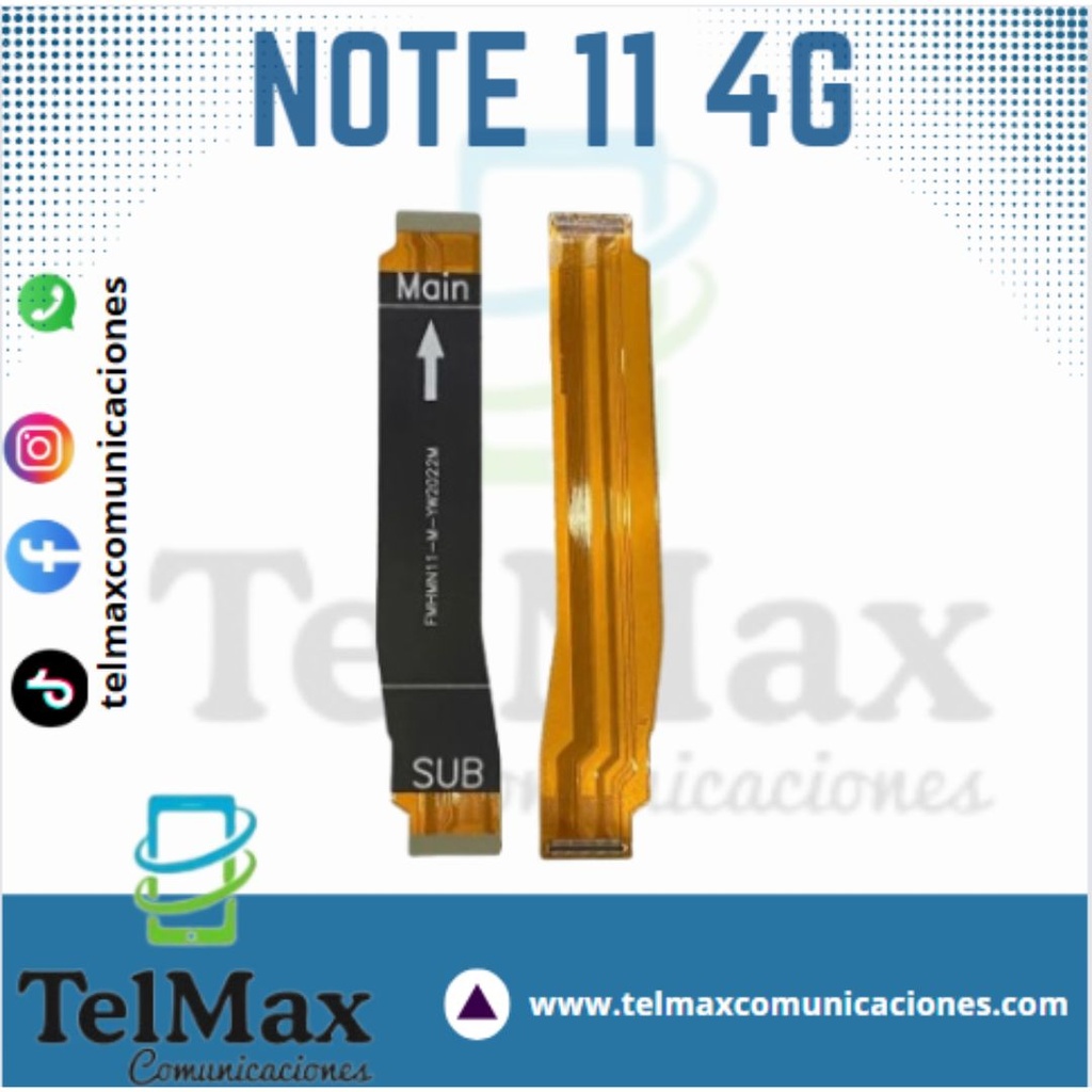 FLEX MAIN PARA XIA NOTE 11 4G