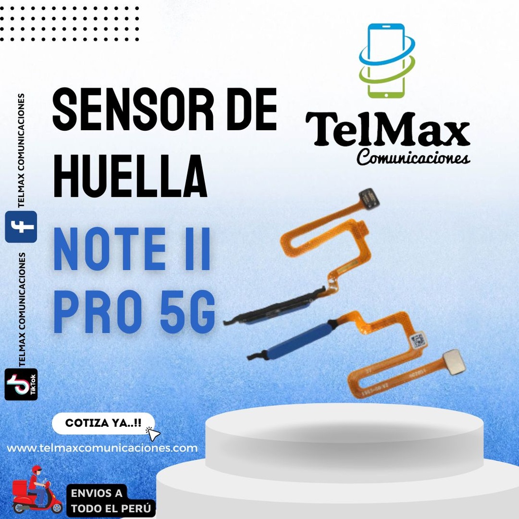 SENSOR DE HUELLA PARA XIA NOTE 11 PRO 5G