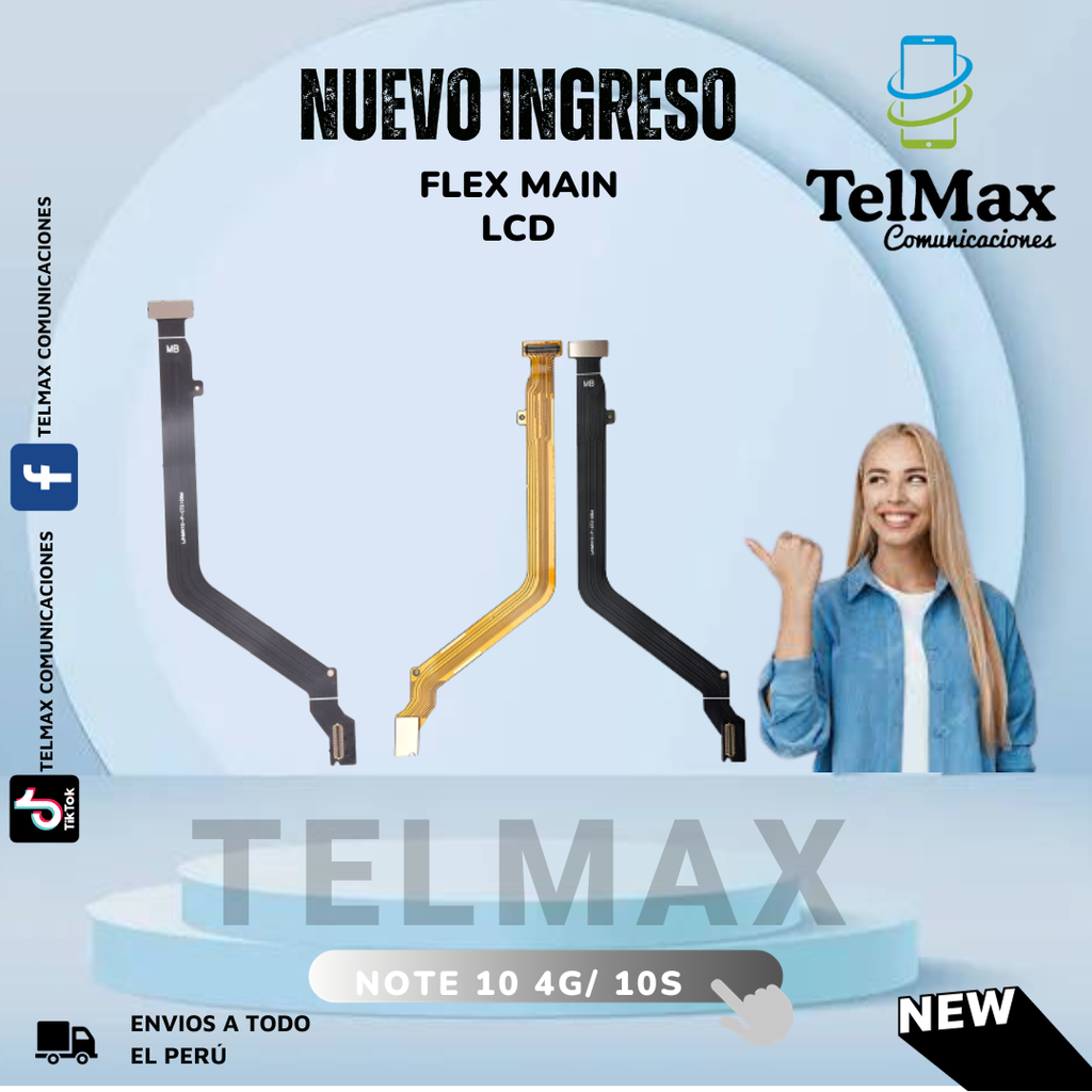 FLEX MAIN PARA XIA NOTE 10 4G /NOTE 10S/M5S