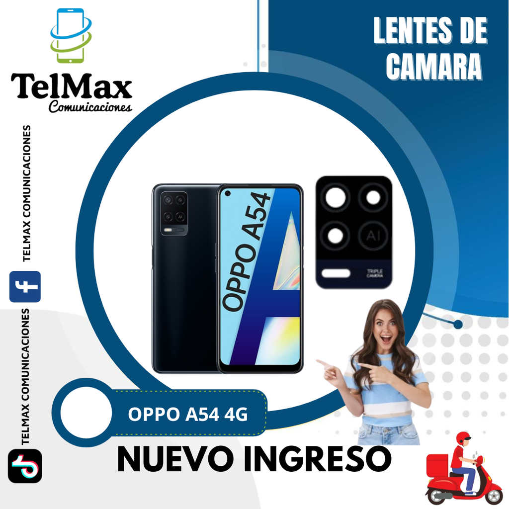 LENTE PARA OPPO A54 4G
