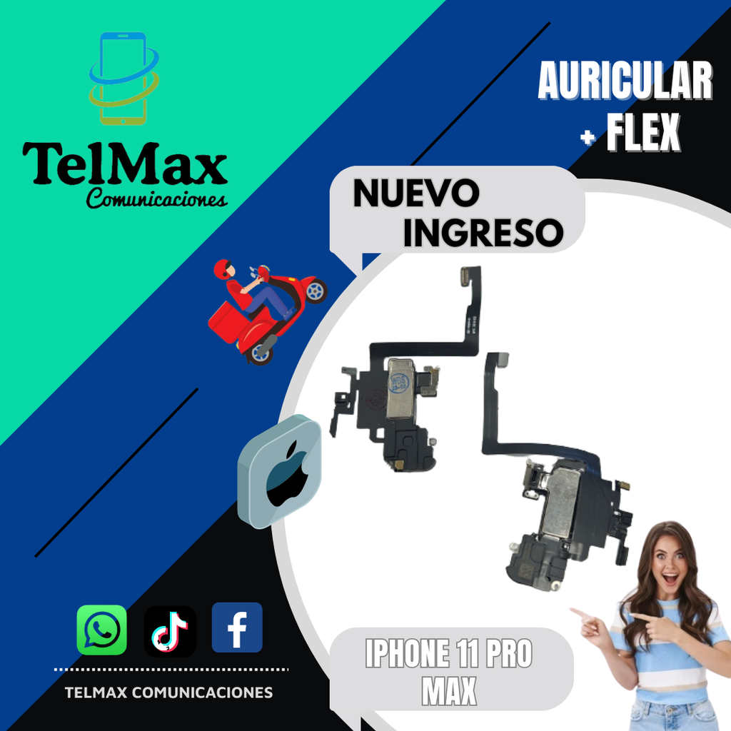 AURICULAR+ FLEX PARA 11 PRO MAX