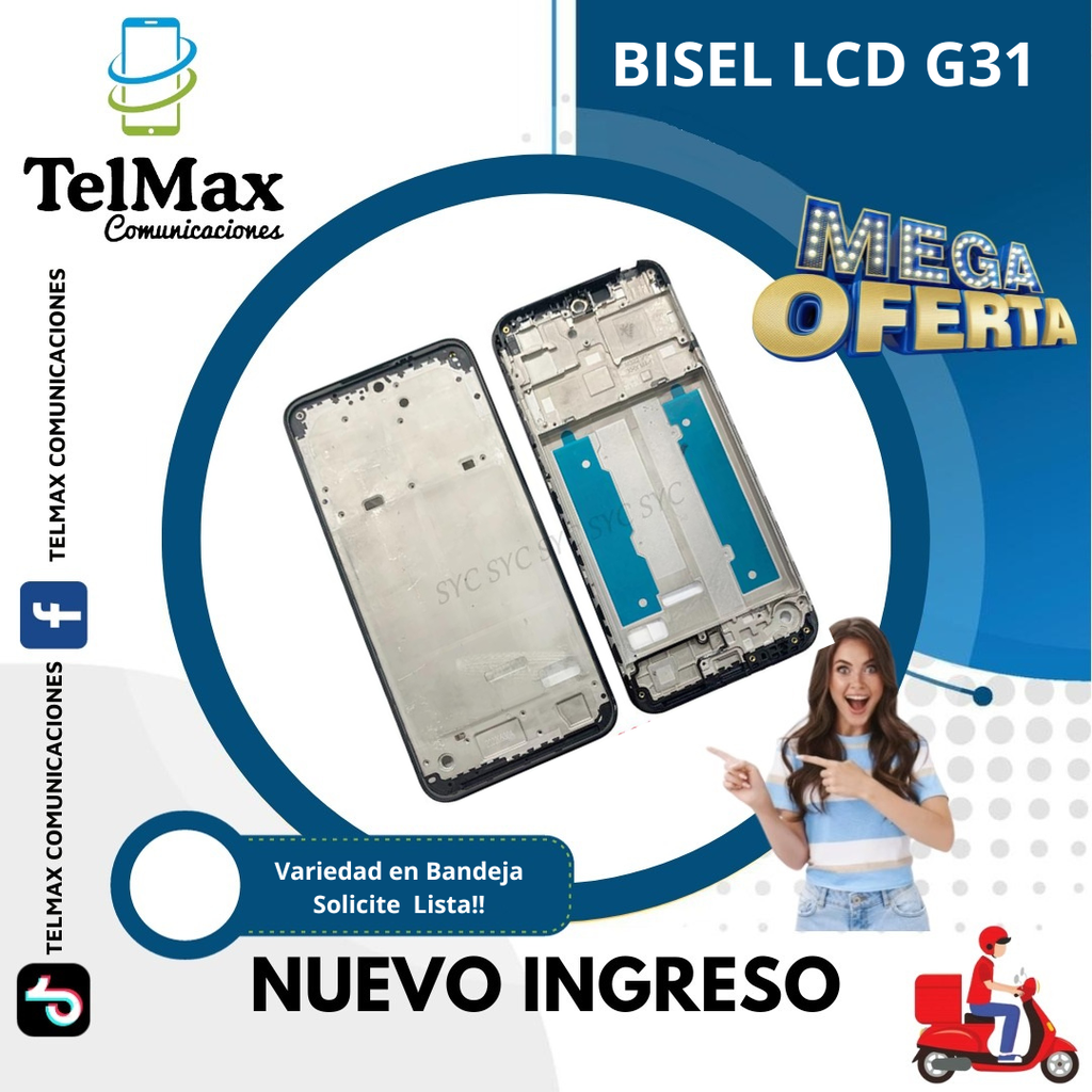 BISEL LCD PARA MOTO G31
