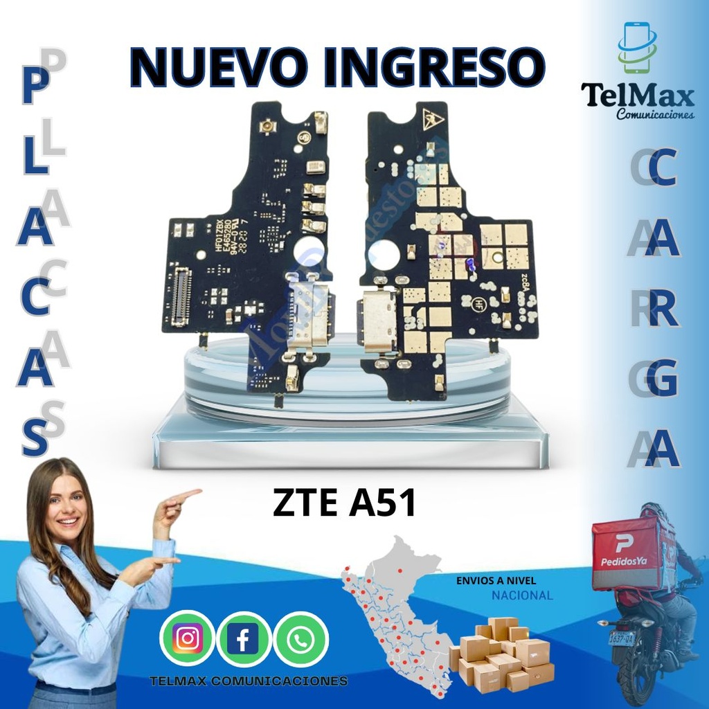 PLACA DE CARGA PARA ZTE A51