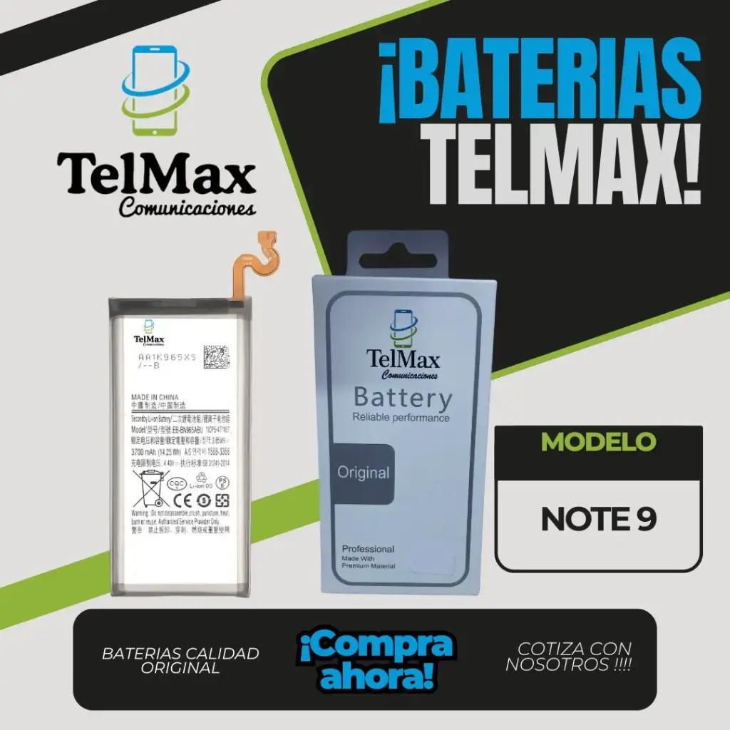 BATERIA PARA SAM NOTE 9 (EB-BN965ABU)