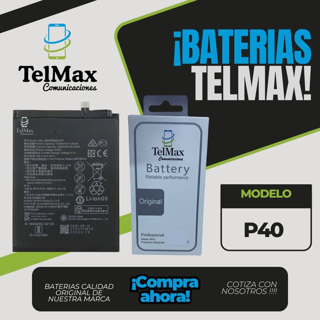 BATERIA PARA P40