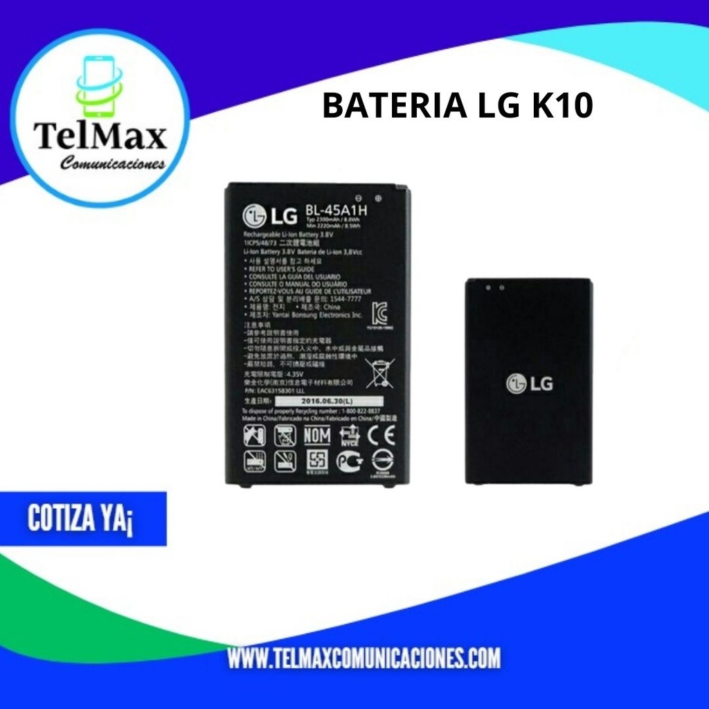 BATERIA LG K10