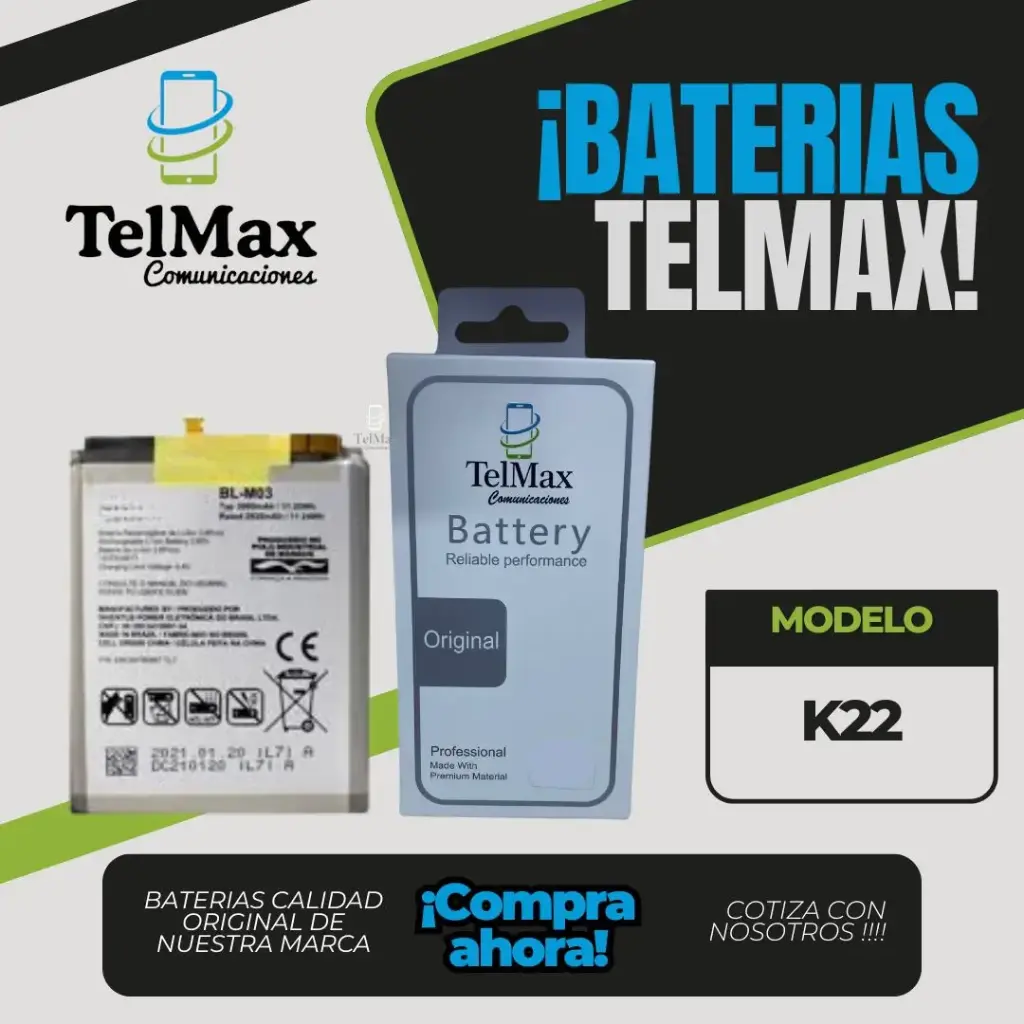 BATERIA PARA LG K22