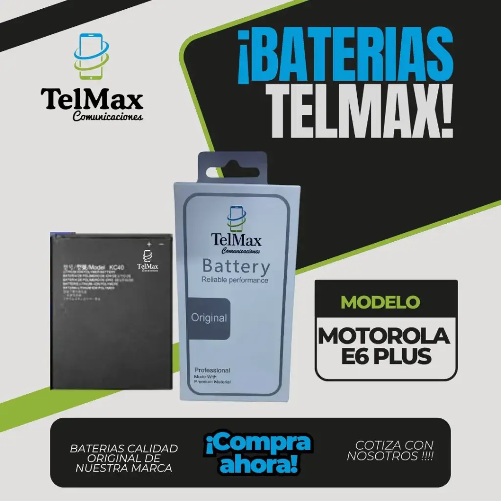 BATERIA PARA MOTO E6 PLUS