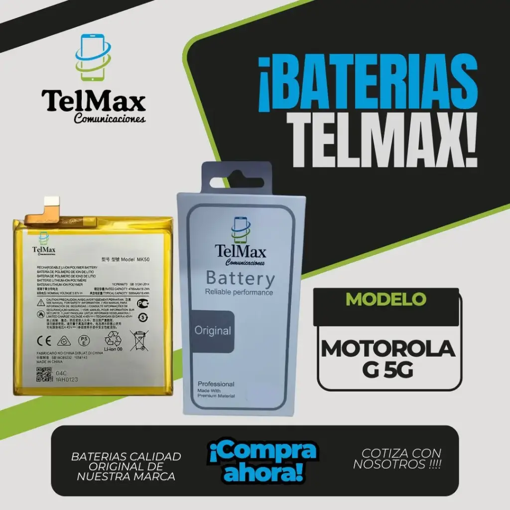 BATERIA PARA MOTO G5G MK50
