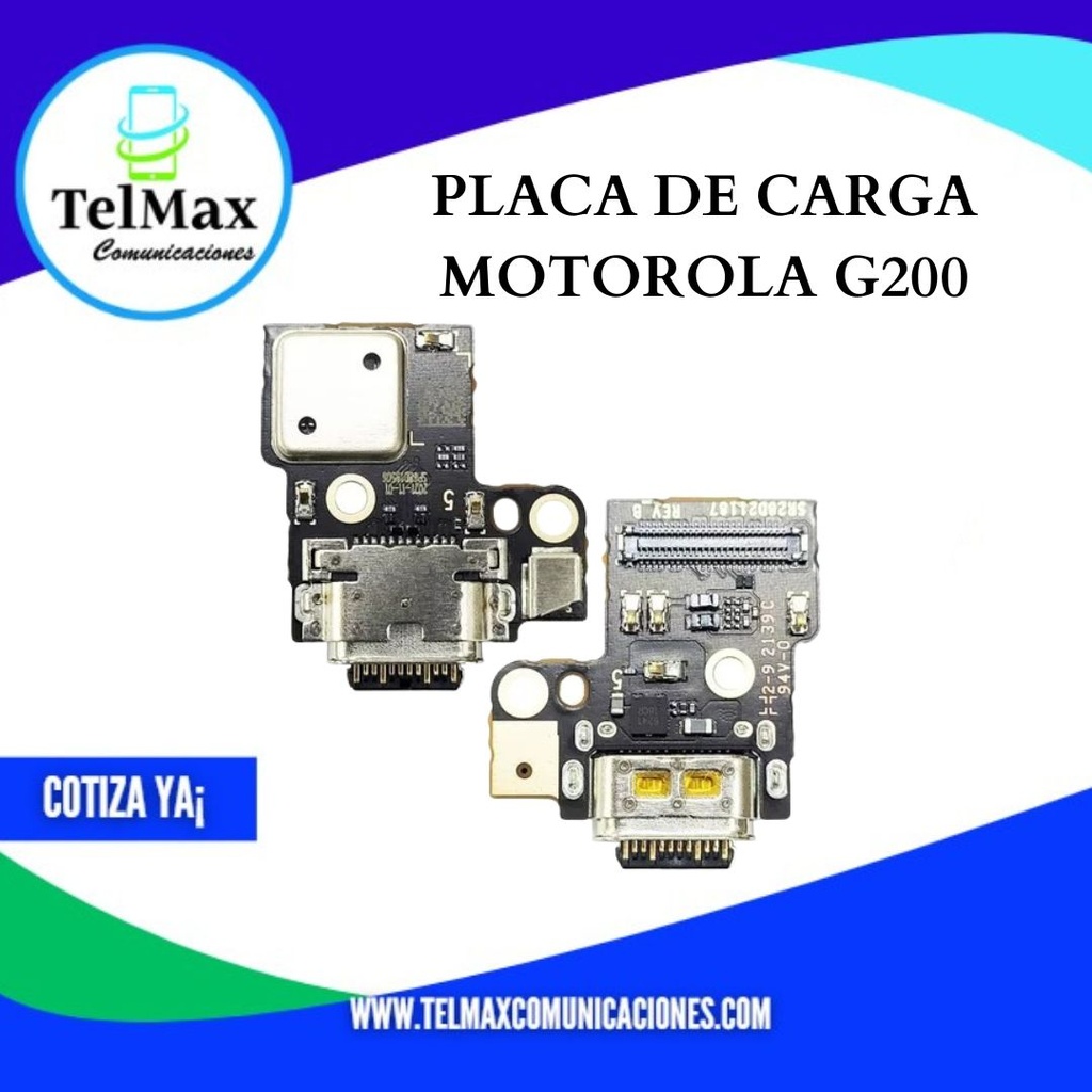 PLACA DE CARGA PARA MOTO G200