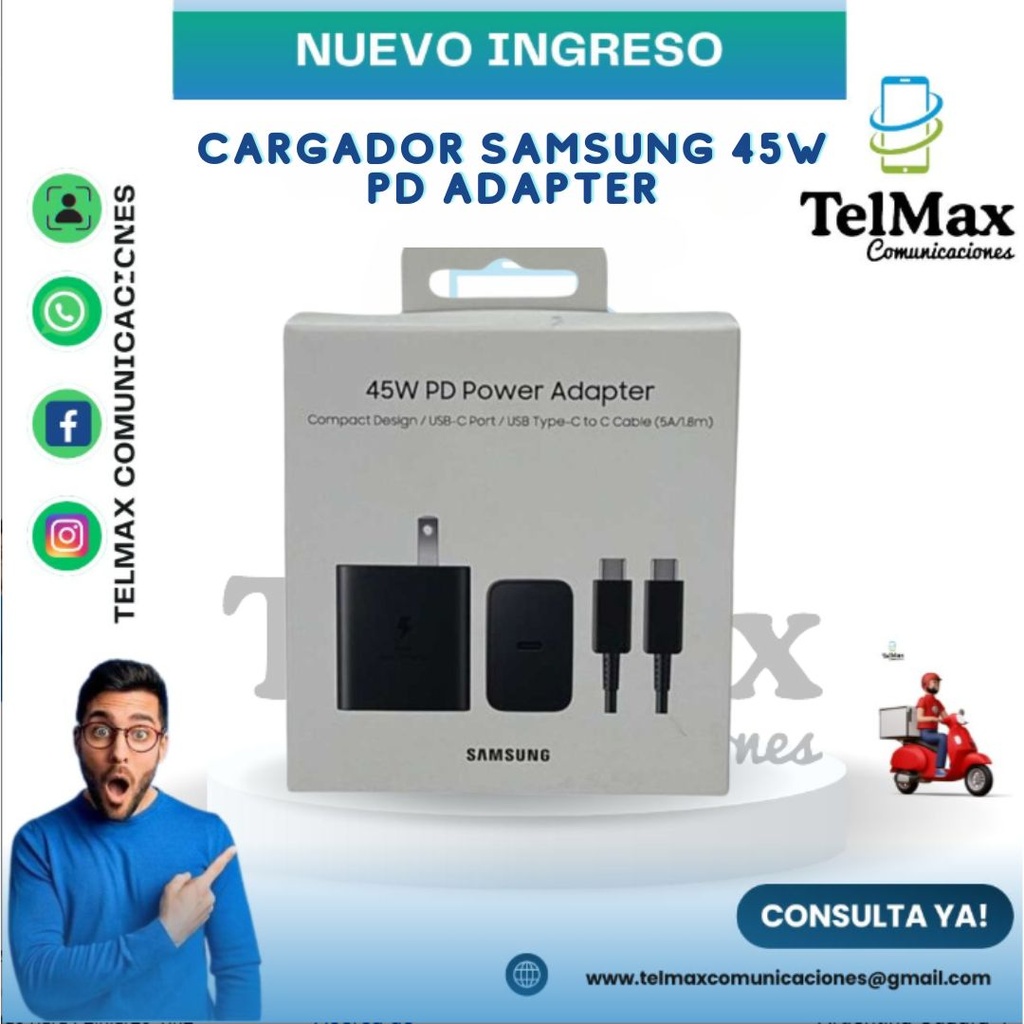 CARGADOR PARA SAM 45W PD ADAPTER