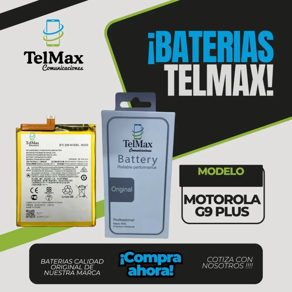 BATERIA PARA MOTO G9 PLUS (MG50)