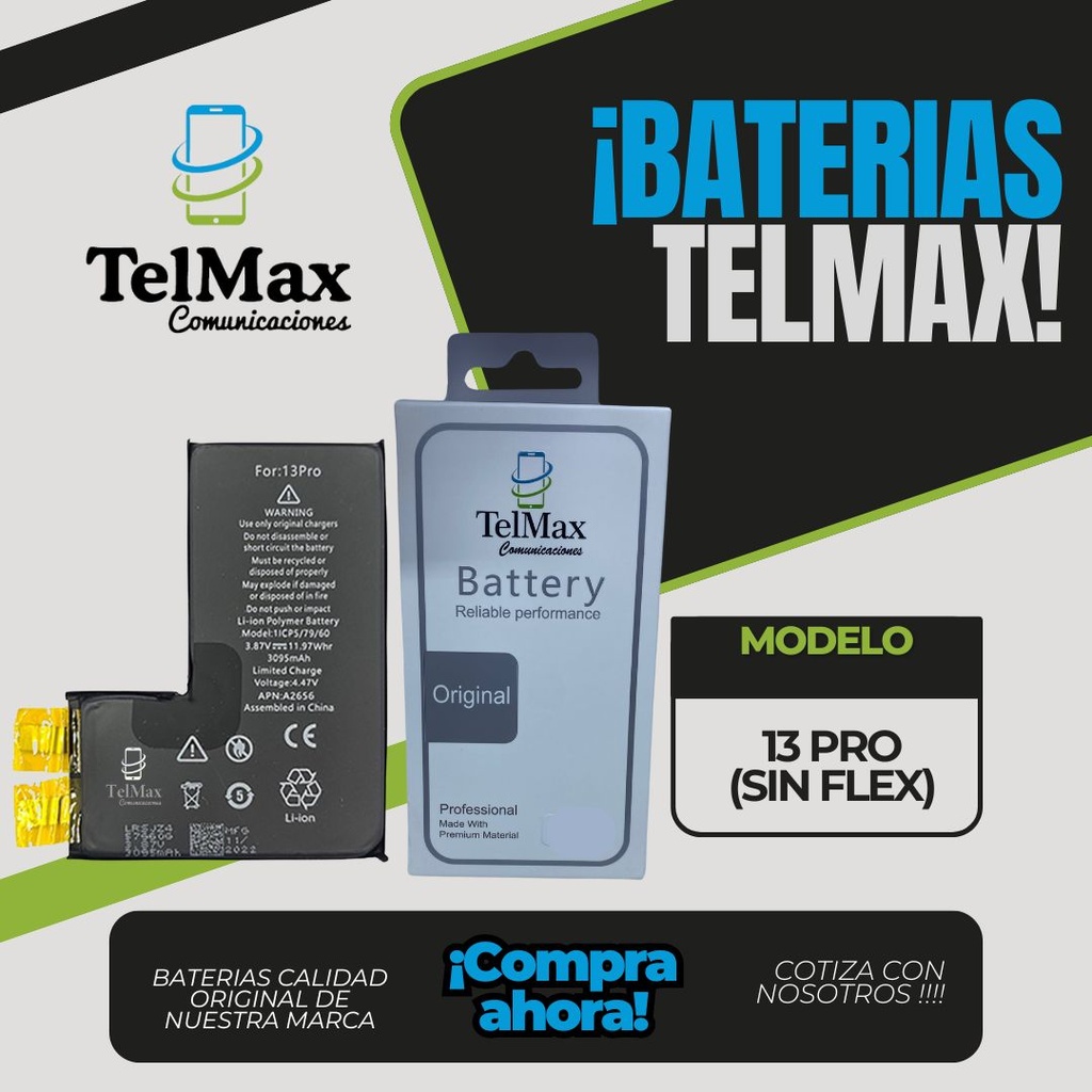 BATERIA PARA 13 PRO (CELDA)(Original)