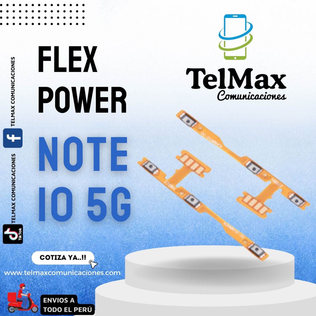 FLEX  DE POWER PARA XIA NOTE 10 5G