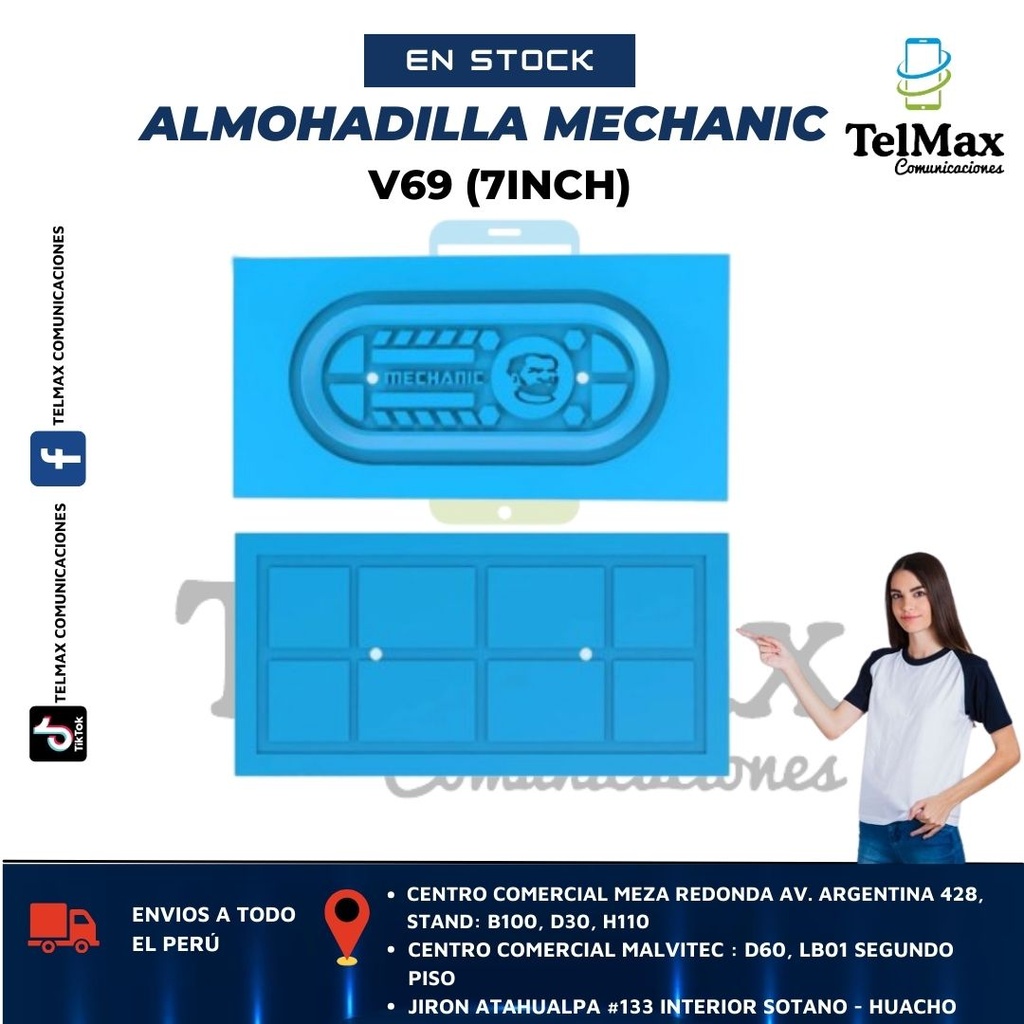 ALMOHADILLA MECHANIC SILICONA UNIVERSAL V69 (7INCH)