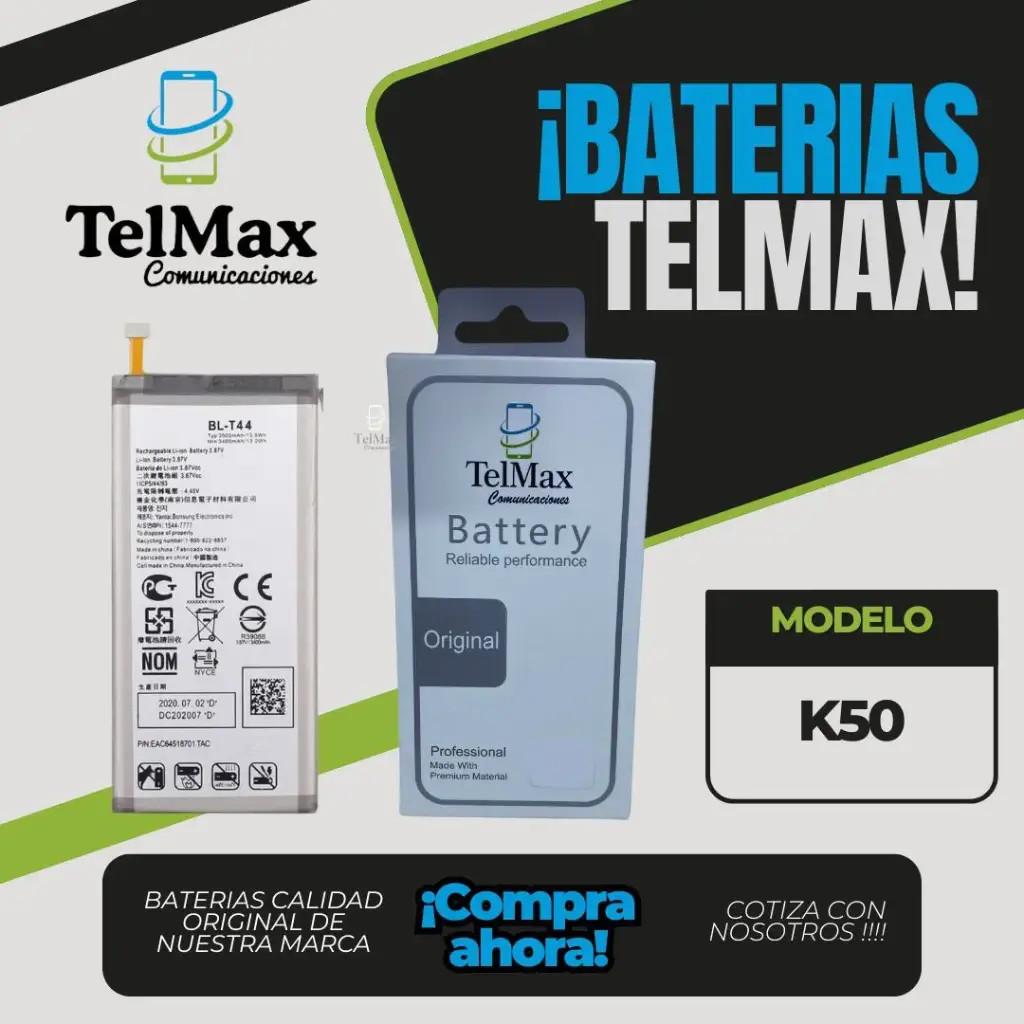 BATERIA PARA LG k50/ Q60/ K40S (AAA)