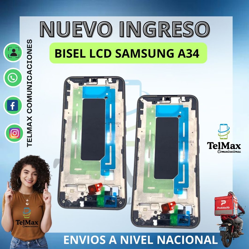 BISEL LCD PARA SAM A34