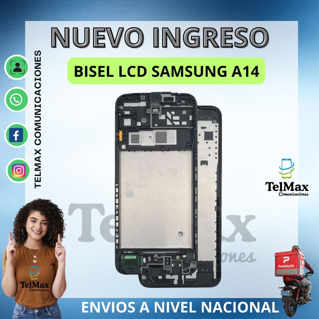 BISEL LCD PARA SAM A14
