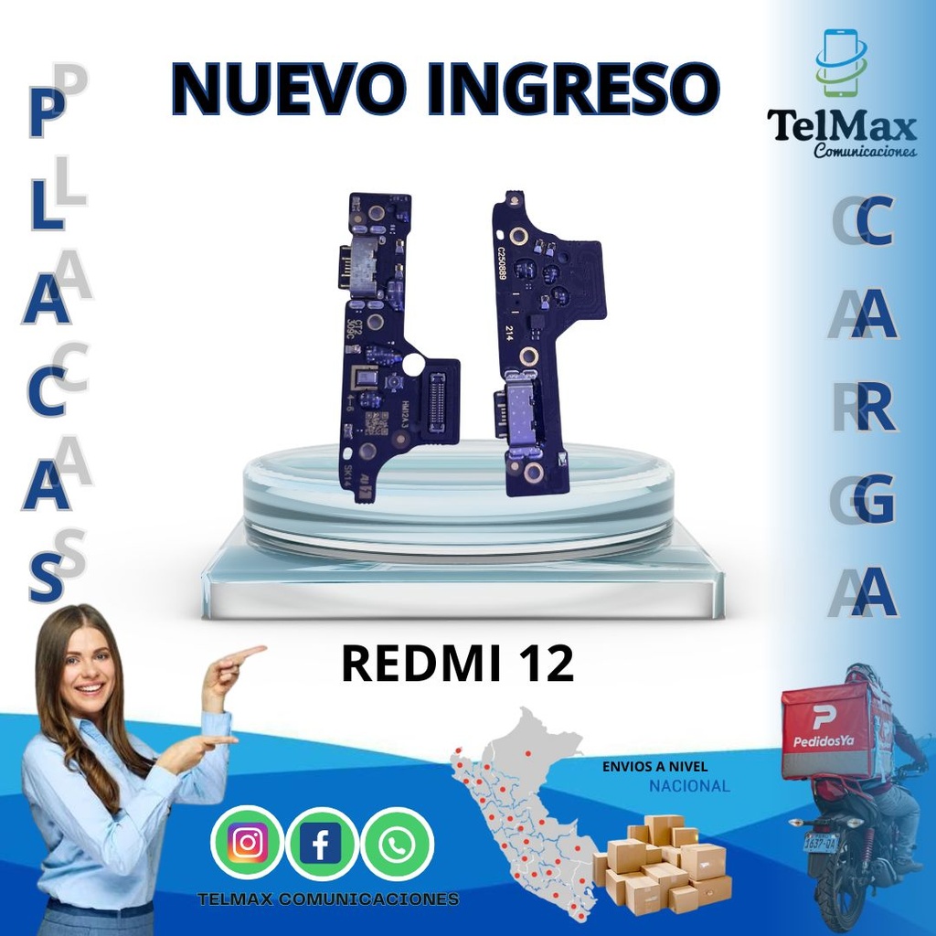 PLACA DE CARGA PARA XIA REDMI 12