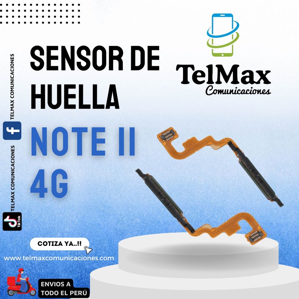 SENSOR DE HUELLA PARA REDMI NOTE 11 4G/ NOTE 11S