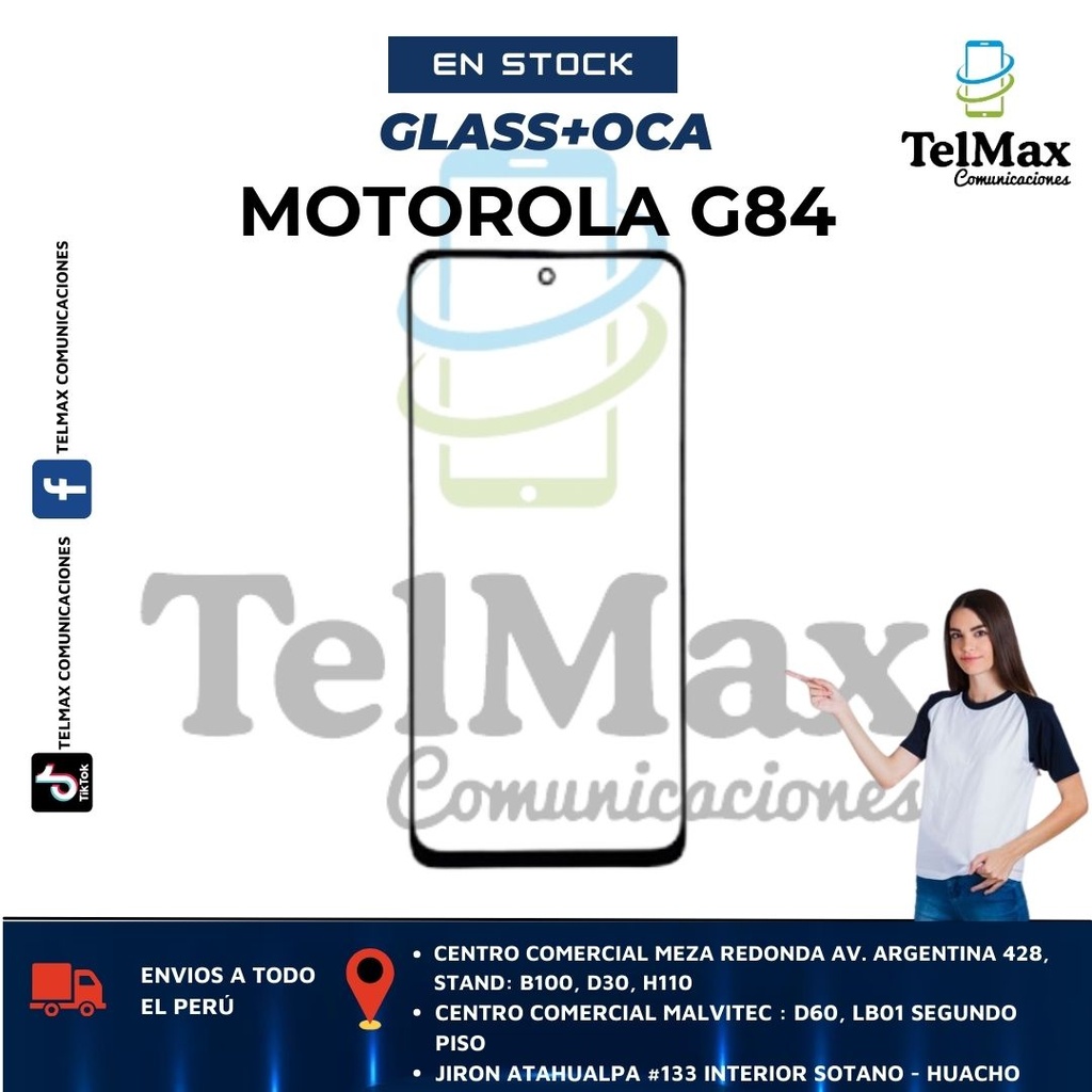 GLASS PARA MOTO G84