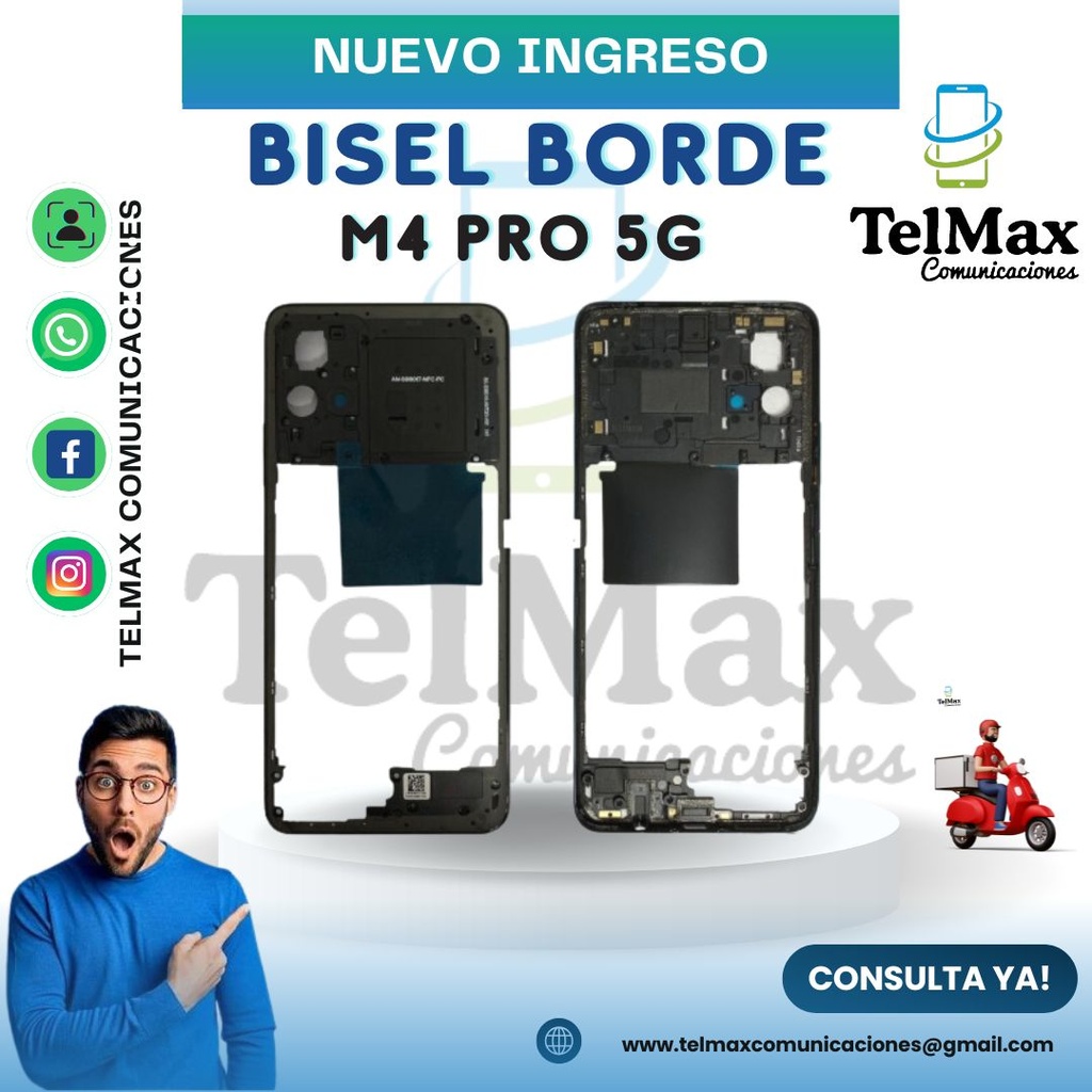 BISEL BORDE PARA XIA POCO M4 PRO 5G