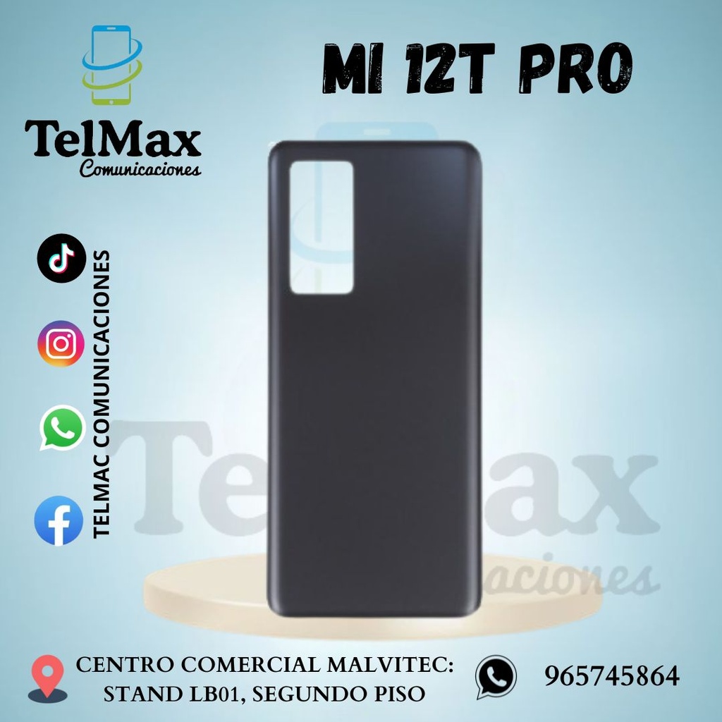 TAPA PARA XIA MI 12T PRO