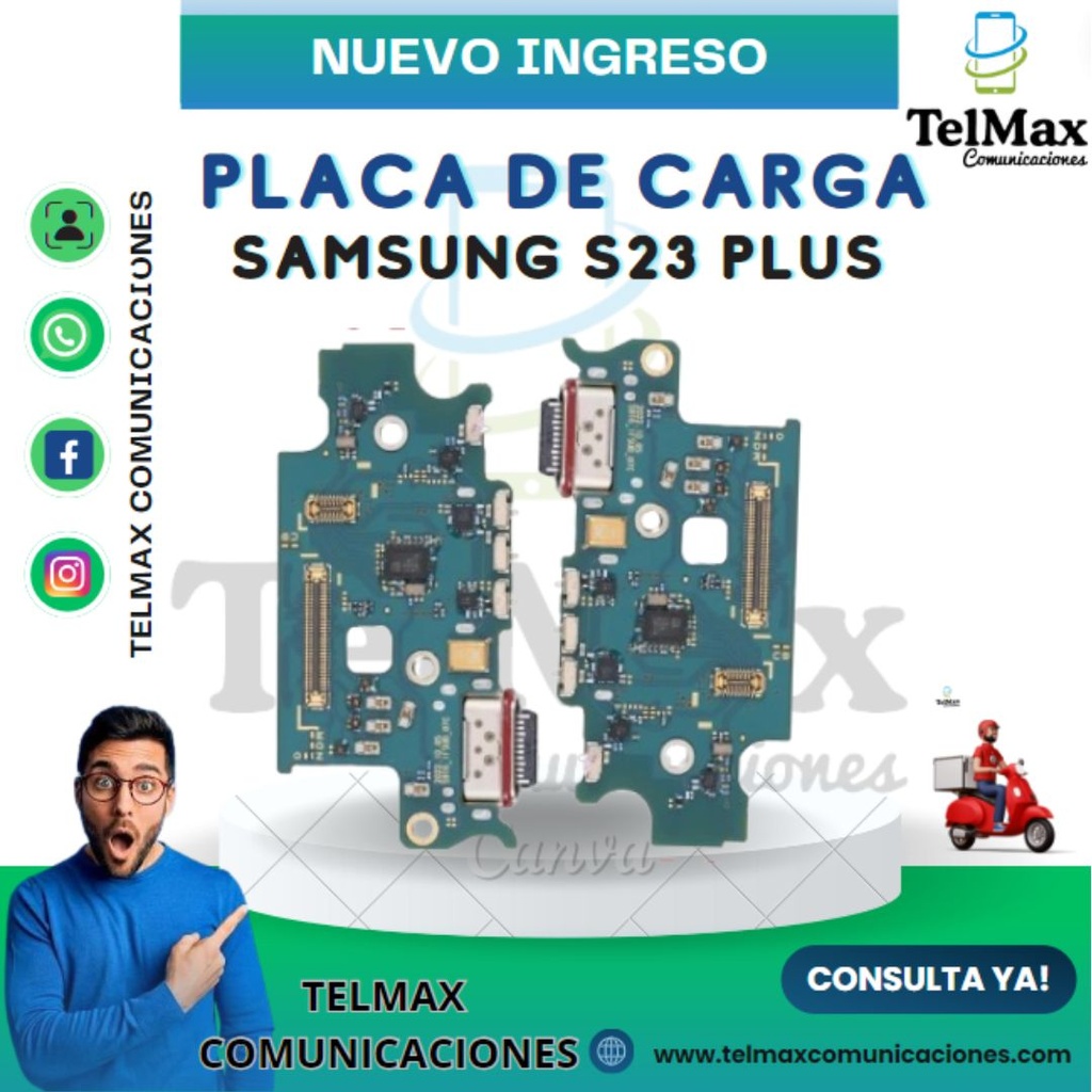 PLACA DE CARGA PARA SAM S23 PLUS