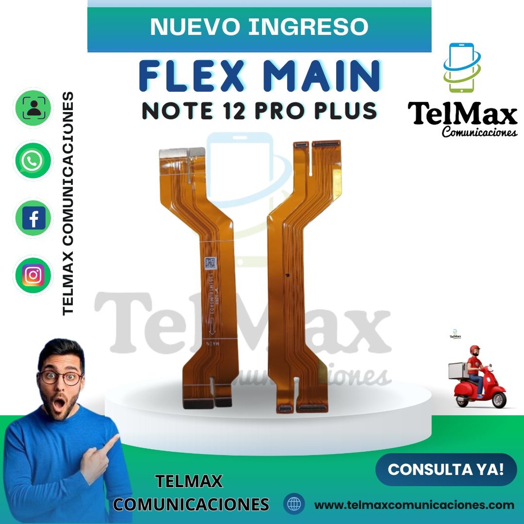 FLEX MAIN PARA XIA NOTE 12 PRO PLUS