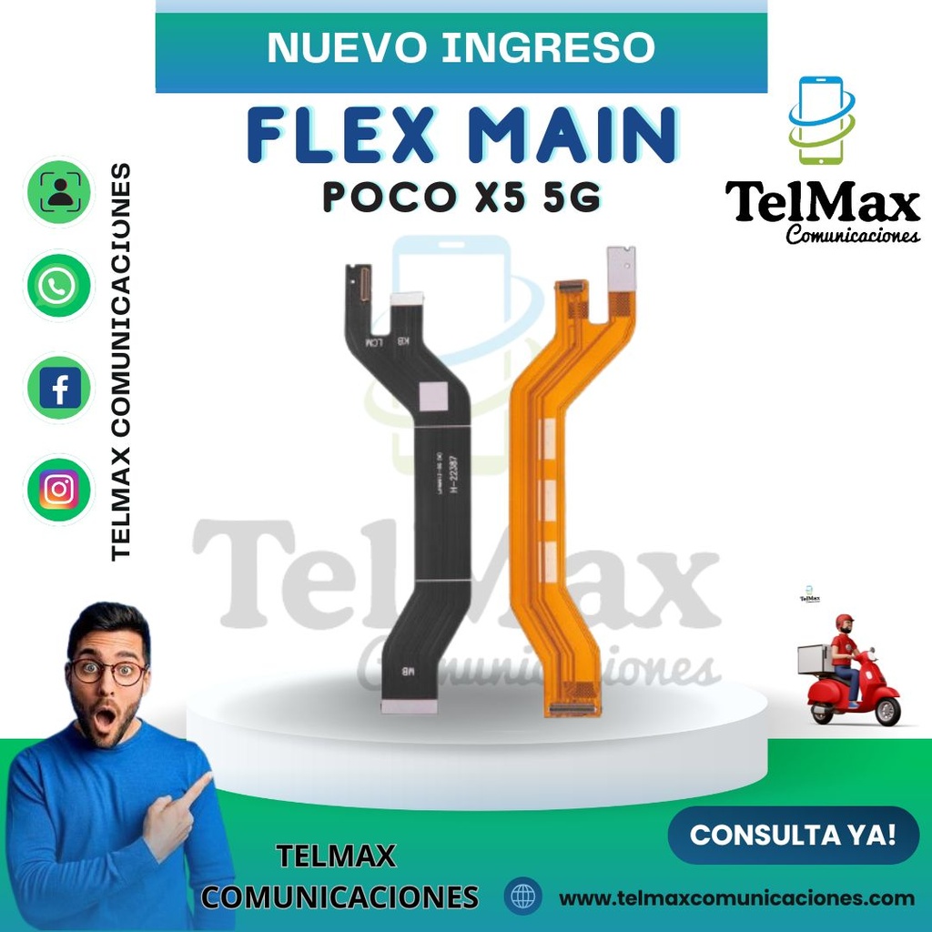 FLEX MAIN PARA XIA POCO X5 5G