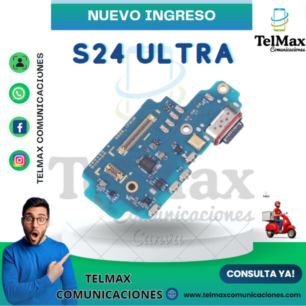 PLACA DE CARGA PARA SAM S24 ULTRA (Original)