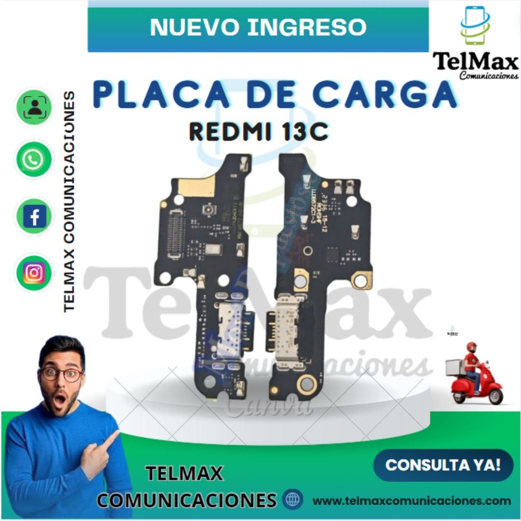 PLACA DE CARGA PARA XIA REDMI 13C
