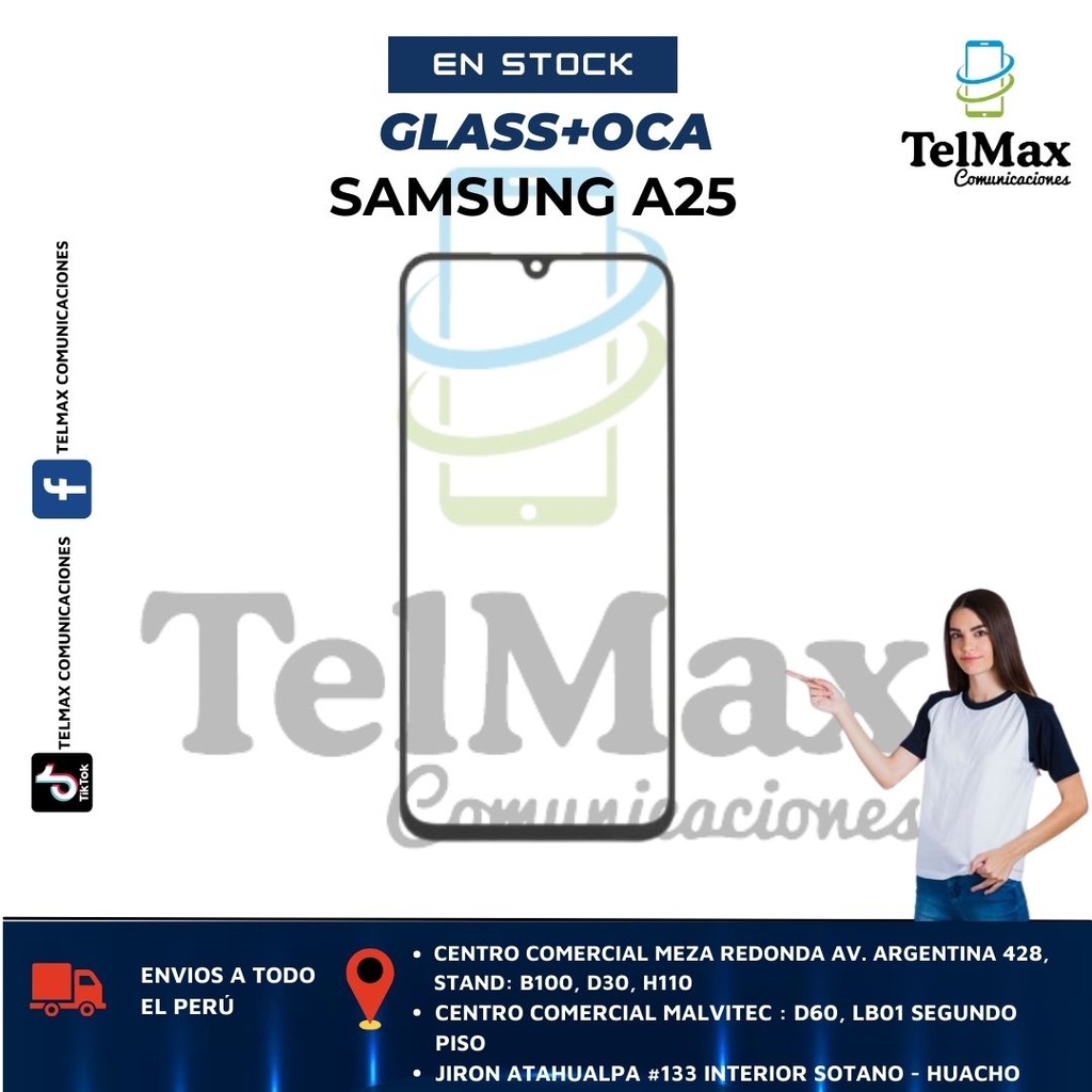 GLASS PARA SAM A25