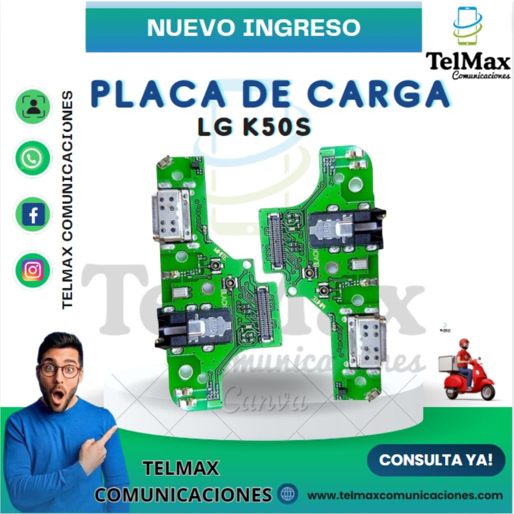 PLACA DE CARGA PARA LG K50S