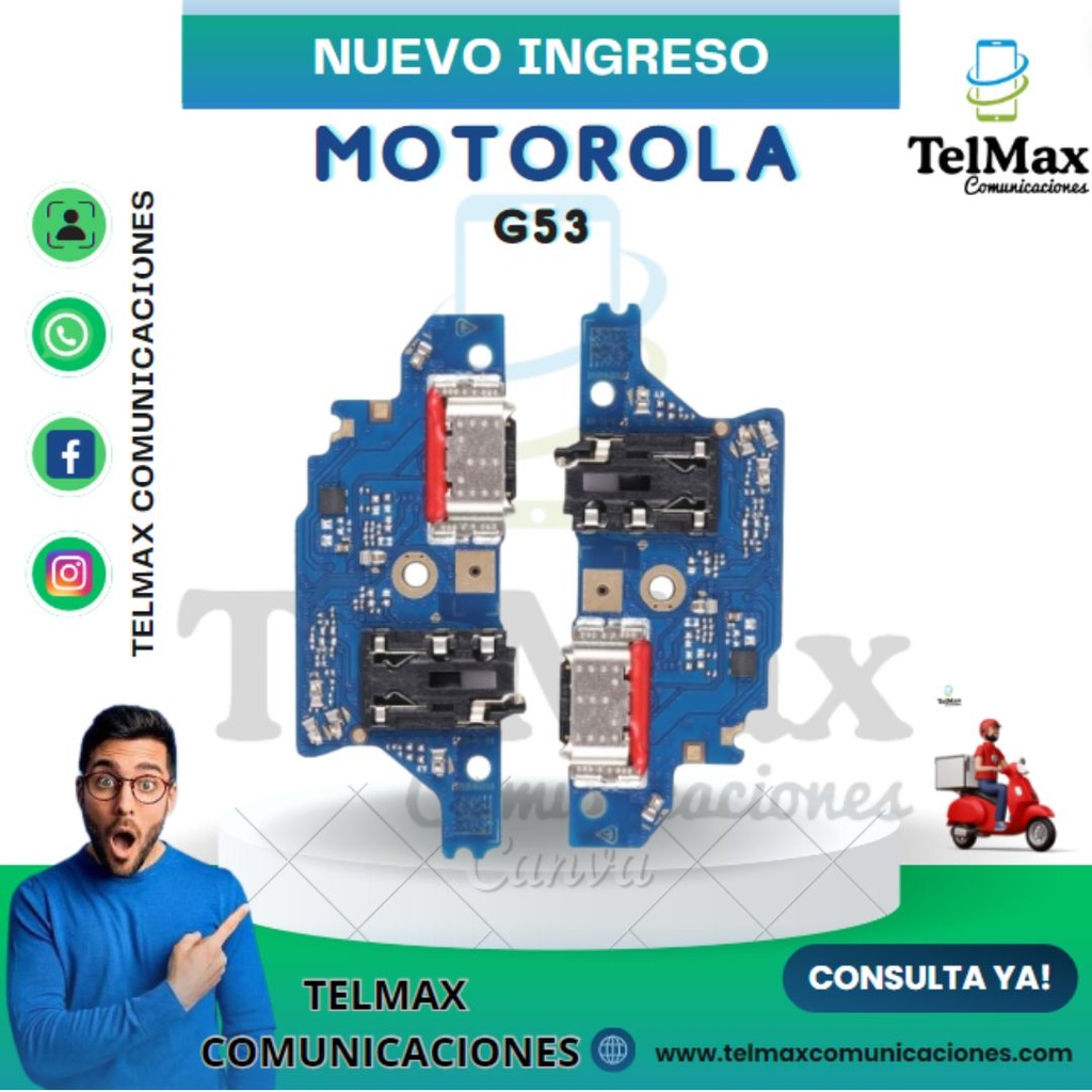 PLACA DE CARGA PARA MOTO G53