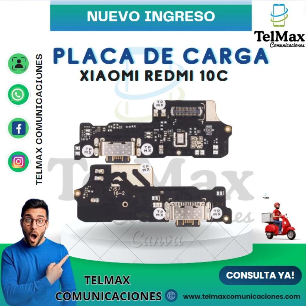 PLACA DE CARGA PARA XIA REDMI 10C