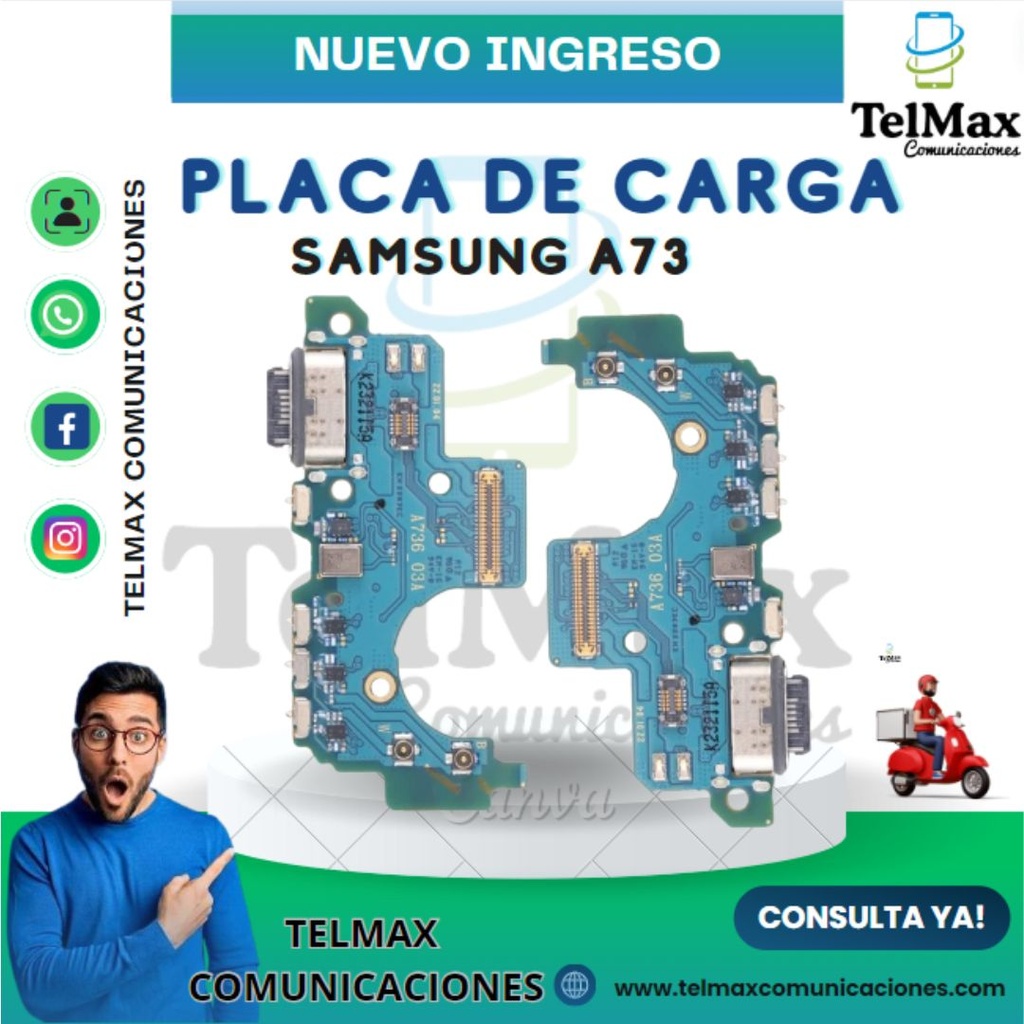 PLACA DE CARGA SAMSUNG A73