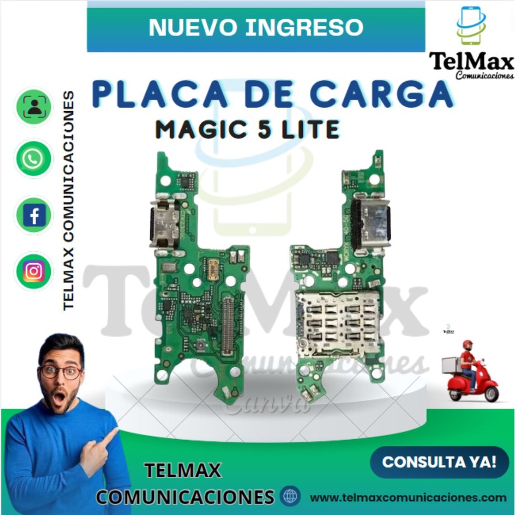 PLACA DE CARGA PARA MAGIC 5 LITE