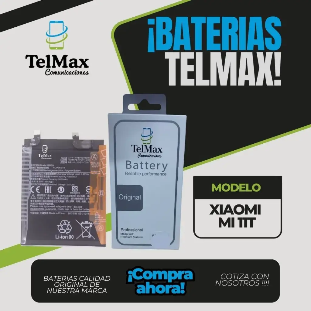 BATERIA PARA XIA MI 11T (BM59) (Original)